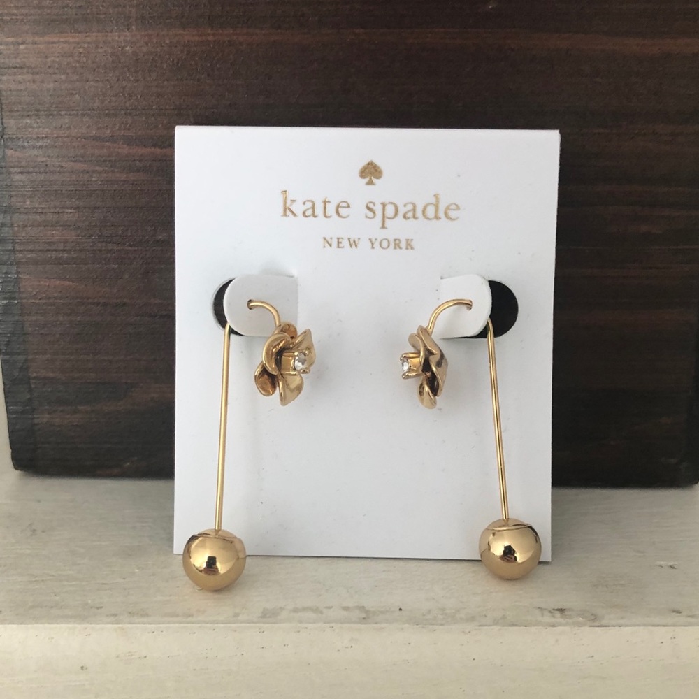 Kate Spade - Shine On Flower Hanger earrings